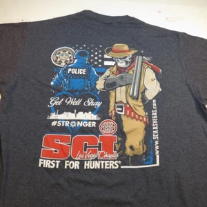 Las Vegas Nevada Police SCI CHAPTER T SHIRT Sz Mens XL First for Hunters - Picture 1 of 3