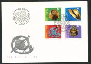 Busta 1995 - SVIZZERA - PRO PATRIA 4v. - BUSTA FDC - LOTTO/25271 - Imagen 1 de 1