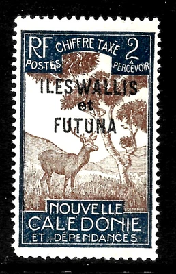 HICK GIRL-ANTIGUA COMO NUEVA ISLAS WALLIS Y FUTUNA FRANQUEO DEBIDO SC#J11 X6570 Foto 1 de 2