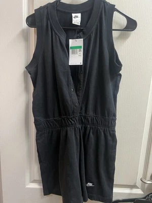 Новый с Ярлыками девочек Nike Romper Sportswear черный XL/Xtra большой - Изображение 1 из 4