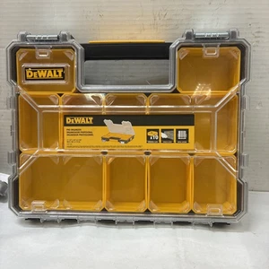 DEWALT SMALL PARTS TOOL STORAGE ORGANIZER STACKABLE REMOVEABLE 10-COMPARTMENT - Picture 1 of 2