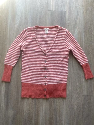 Sundance Cachemir Rayas Cárdigan Suéter Mujer Mediano Foto 1 de 3