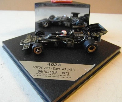 Quartzo 4023 Lotus 72D Dave Walker British GP 1972. Boxed. 1:43 scale - Image 1 of 4