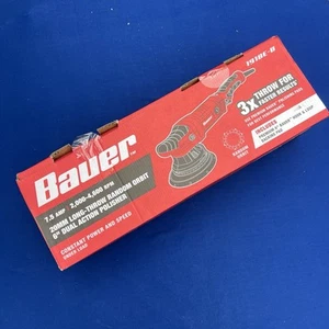 Bauer 20MM 6" 7.5 Amp Dual Action Random Orbit Polisher Buffer Variable Speed - Picture 1 of 2
