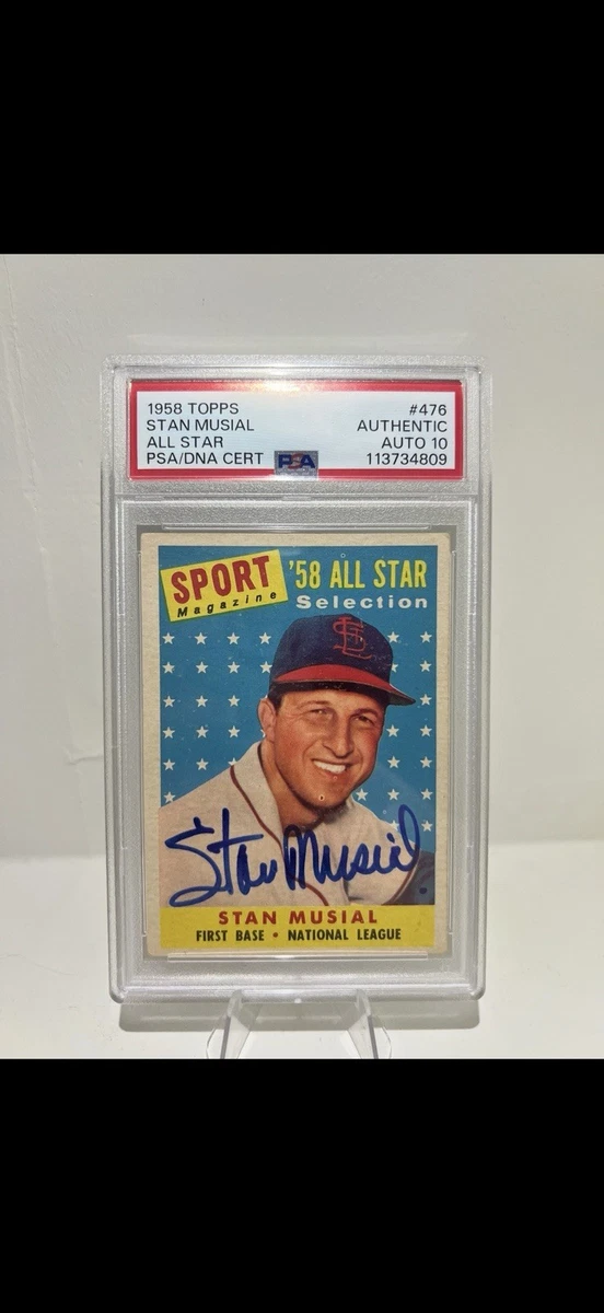 Stan Musial 1958 Season Baseball Sports Trading Cards