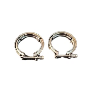 Paquete de 2 abrazaderas de escape Clampco banda V 99600-0380 3" de diámetro - Imagen 1 de 2