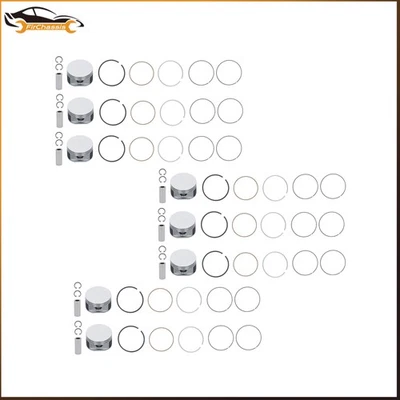 Juego de pistones con anillos para Mitsubishi Raider Jeep Grand Cherokee 4,7 L 2006-2007 Foto 1 de 4