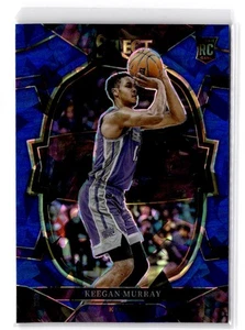 2022-23 Panini Select Keegan Murray RC #81 Blue Cracked Ice Prizms Kings - Picture 1 of 2