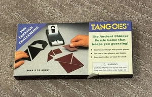 Vtg Tangoes Ancient Chinese Puzzle Tangram Game Rex Games Sealed - Picture 1 of 4