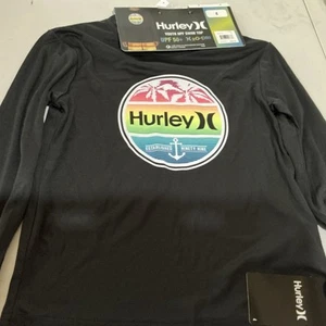 Hurley Boy's Long Sleeve Dri-Fit UPF 50+ Swim Shirt - Picture 1 of 3