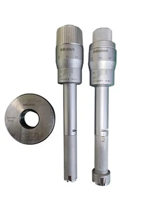 Mitutoyo 368-764, 368-765, 3-Point Internal Micrometer 12-20mm & Setting Ring - Picture 1 of 6