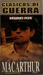 MacArthur VHS Gregory Peck Movie 1977 Rare Spanish Subtitle Version Tested - Bild 1 von 8