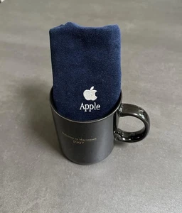 Taza de café conmemorativa Apple Macintosh 1997 negra rara recuerdos de coleccionista” - Imagen 1 de 12