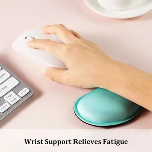 Solid Color Keyboard Wrist Rest Anti-slip Wrist Support Mat for Office - Picture 1 of 15
