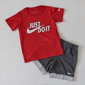 Nike Boys 2 Piece Shorts Set 4 - Picture 1 of 10