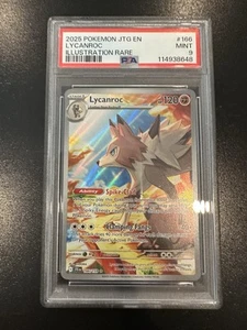 Lycanroc 166/159 Sv09: Journey Together Holo PSA Mint 9 - Picture 1 of 2