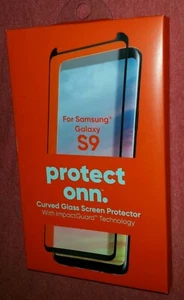 Protect Onn Samsung S9 Curved Glass Screen Protector NEW SEALED *FREE SHIPPING* - Photo 1 sur 5