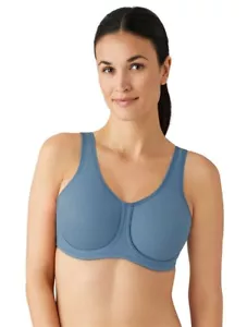Neu mit Etikett Wacoal 36C Sport-Bügel-BH blau 855170 kostenloser Versand 119616 - Bild 1 von 1