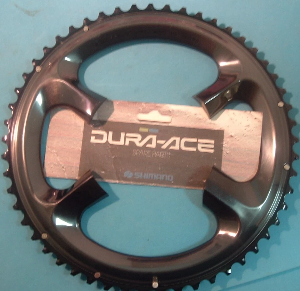 Plato de carretera Shimano Dura Ace 53T-MW 11-Spd FC-R9100-NUEVO/NOS- 110BCD 4-H-'16 Foto 1 de 4