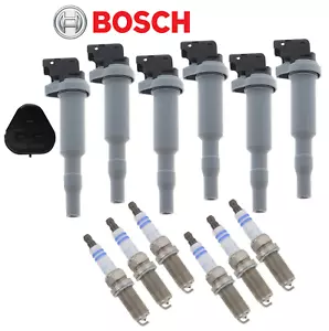 For BMW OEM Ignition Coil & Spark Plug Double Platinum (6sets) Bosch - Picture 1 of 1