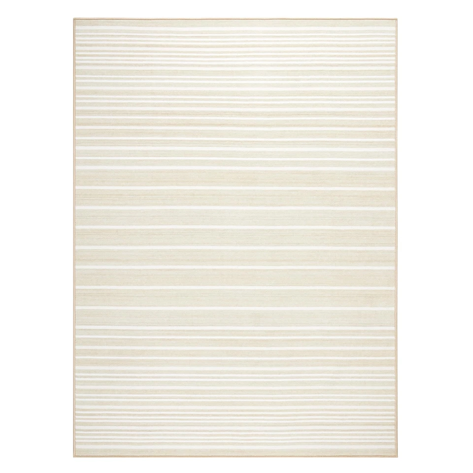 TOWN & COUNTRY BASICS Layne Modern Stripe Everwash® Washable Area Rug with  - Image 1 of 4
