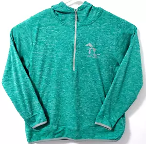 Artisans Hoodie Womens XL 1/2 Zip Long Sleeve Green Pockets Michigan - Picture 1 of 12