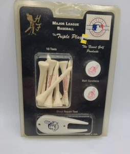 CLEVELAND INDIANS GUARDIANS Baseball golfing tees ball spotter Here's Fred Golf - Picture 1 of 2