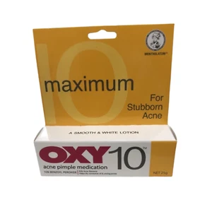 Original OXY 10 Maximum For Stubborn Acne Pimple Medication and Treatment - Picture 1 of 13
