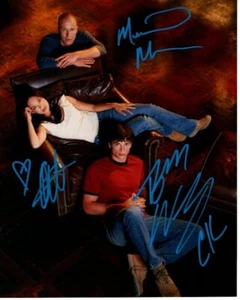 TOM WELLING MICHAEL ROSENBAUM and KRISTIN KREUK Signed 8x10 SMALLVILLE Photo - Picture 1 of 1