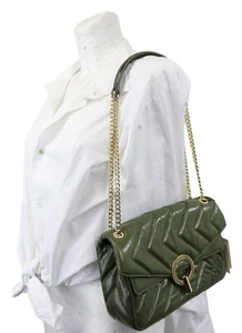Bolso Bandolera SANDRO Yza Para Mujer TALLA ÚNICA Cuero Caqui Encadenado - Imagen 1 de 19