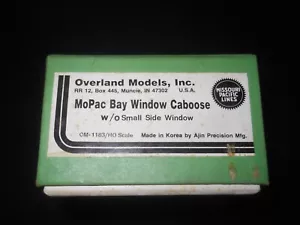 HO Brass Overland Models Missouri Pacific Bay Window Caboose w/Small Side Window - Picture 1 of 3