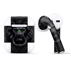 Skins Wraps compatible for Apple Airpods Gothic Lion door knocker