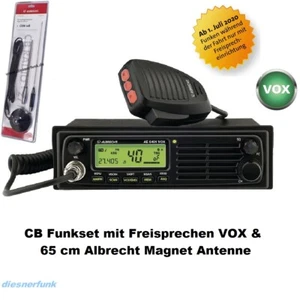 ALBRECHT AE 6491 VOX CT CB FUNK SET & MAGNETANTENNE LKW DIN & FRONTLAUTSPRECHER - Bild 1 von 7