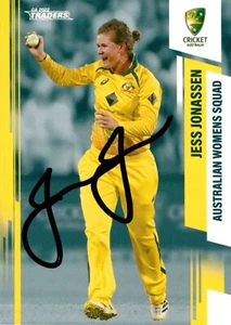 Signed 2022 2023 AUSTRALIA Cricket Card JESS JONASSEN WBBL - Foto 1 di 3