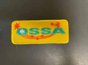 Vintage 1970s Original OSSA Motorcycles 4.75” Embroidered NOS Patch - Picture 1 of 3