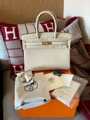 🐎 Hermès Ostrich Birkin 30 🤍 - Image 1 of 4