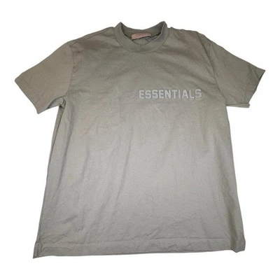 Camisa Essentials Fear Of God NIEBLA Talla Pequeña Para Hombre Verde Algodón Ropa de Calle Camiseta Foto 1 de 4