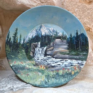 Gold Miners Pan Hand Painted Montana Karen Stuart Brown Art  - Picture 1 of 5