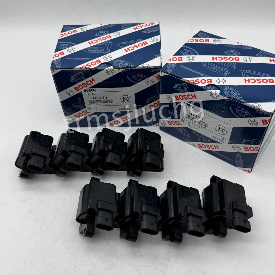 8 Pack Ignition Coils 12558693 Bosch for Chevy GMC 4.8L 5.3L 6.0L D581 UF271 New - Imagem 1 de 4