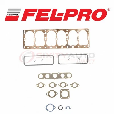 Fel-Pro Cylinder Head Gasket Set for 1958 Fargo FL6 Panel Delivery 4.1L L6 - ta Foto 1 de 4