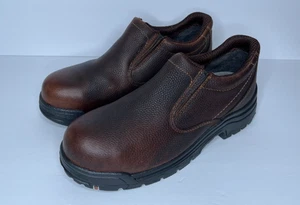 Timberland Pro Titan Slipper Arbeitsschuhe Alloy Toe Braun Leder 53534 Herren 10M/M - Bild 1 von 6