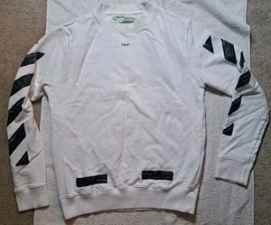 Main Label Off-White Virgil Abloh Sweatshirt Seeing Things Herren Small (gebraucht) - Bild 1 von 13