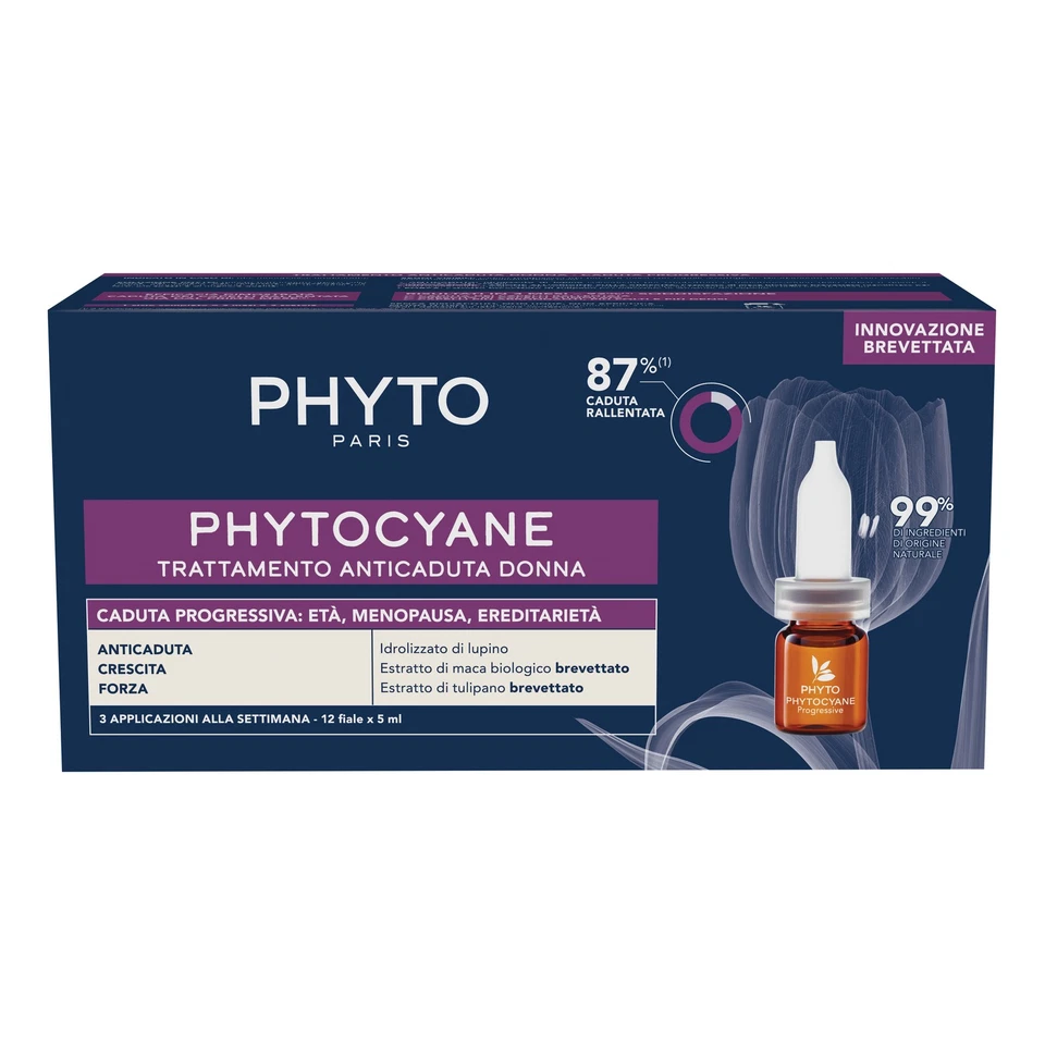 Phytocyane fiale donna caduta progressiva 12 fiale da 5 ml - Immagine 1 di 1