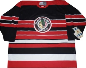 Chris Chelios Chicago Blackhawks CCM M550 Throwback Jersey "Jumbo" New tags - Picture 1 of 9