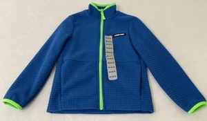 Lands' End reathable Grid Full Zip Fleece Boys XS (4/5) - Picture 1 of 6