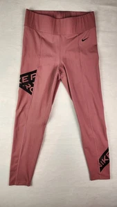Nike Damen Crop Leggings One Desert Berry/Pink Foam Graphic 7/8 Training Large - Bild 1 von 10