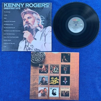 Kenny Rogers Greatest Hits 1980 Vinyl LP in Near Mint!! Condition HYPE!! Sticker - Image 1 of 2