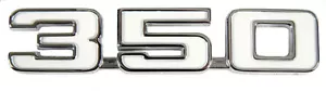 1969 CAMARO " 350 " FENDER EMBLEM NEW EACH # 356 - Imagen 1 de 2