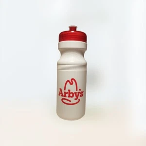 ARBY'S Logo SQUEEZE SPORT WATER BOTTLE Cycling Bicycle BPA-Free Plastic 24 fl oz - Picture 1 of 24