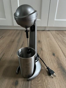 Rosenstein & Söhne Elektrischer Drink-Mixer mit Edelstahl-Becher Milchshakemaker - Bild 1 von 4